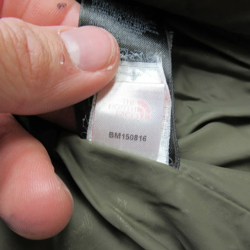 The North Face Down Jacket Womens Medium Green 600 Insulated Quilted Puff THICK - Picture 6 of 14
